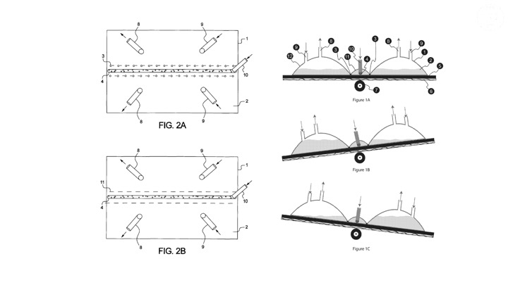 Two flexible containers connected through a central channel providing gassing and mixing allow a see-saw motion for most efficient mixing and gassing.