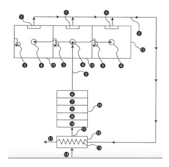 A single-pass, minimal exhaust, energy recovery layout with individual room control for class and environment.