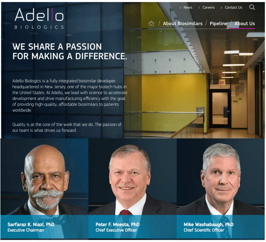 On Leaving the Company I founded, Adello&nbsp;Biologics